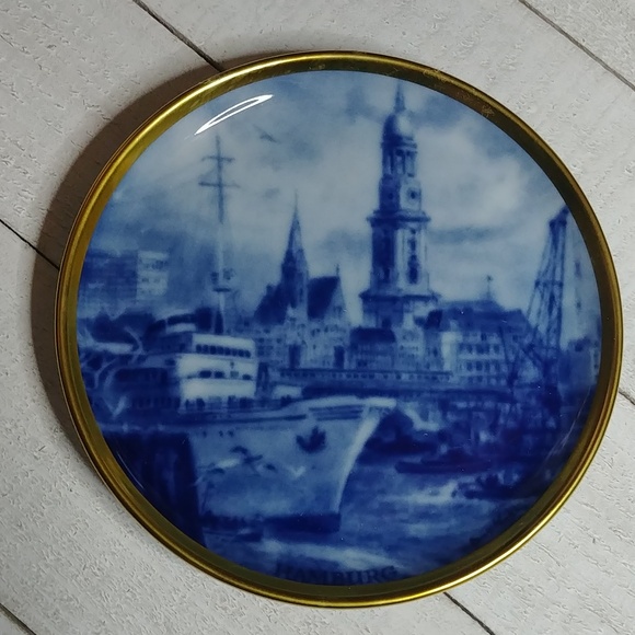 Kaiser-Porzellan Miniature Porcelain Plate Nautical Theme 1993 Germany - Picture 5 of 5